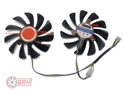 XFX RX 580 Replacement Graphics Card Fan Set - GPUCONNECT.COM