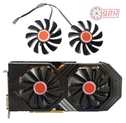 XFX RX 580 Replacement Graphics Card Fan Set - GPUCONNECT.COM