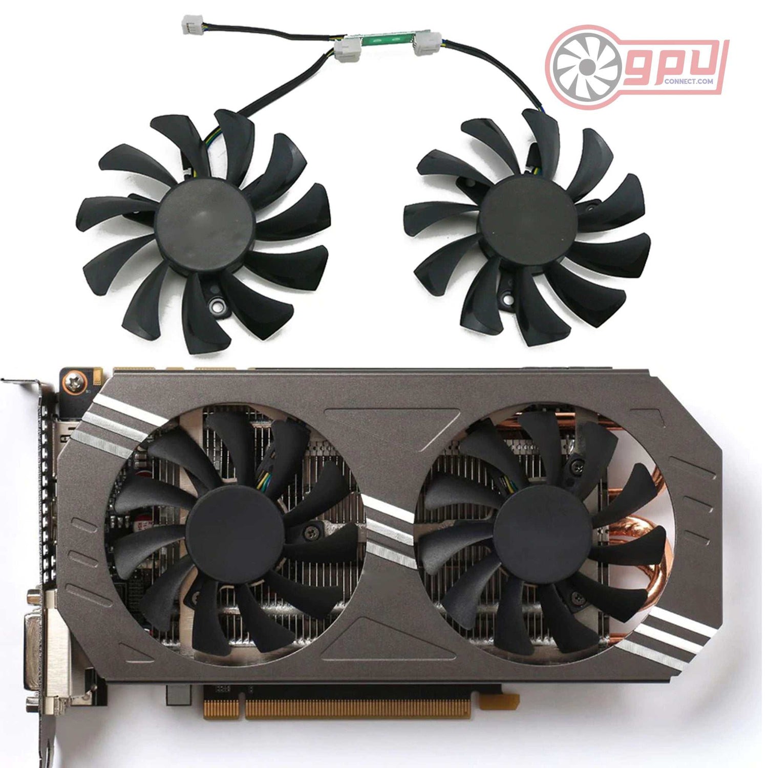 ZOTAC GeForce GTX 970 Graphics Card Cooling Fan Set - GPUCONNECT.COM