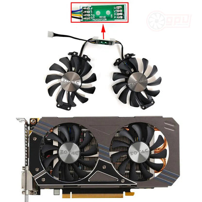 ZOTAC GTX 950 960 1060Ti Replacement GPU Fan - GPUCONNECT.COM
