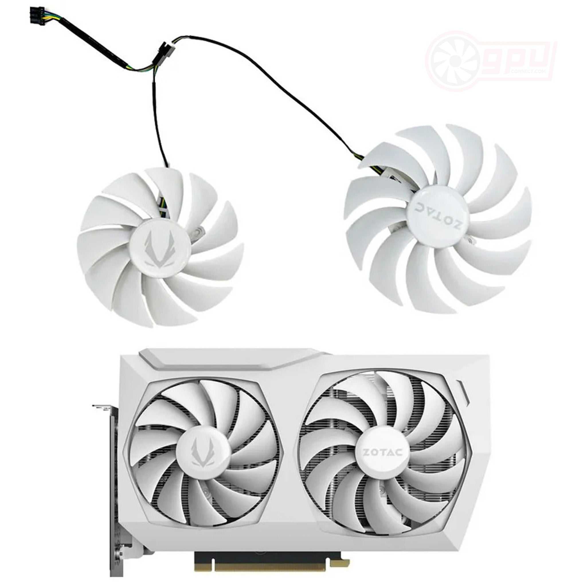 Rtx Rpm Fan Zotac RTX 3070 Ti Twin Edge White - Replacement Graphics Card GPU Fans ...